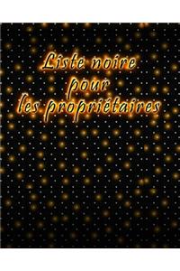 Liste noire pour les propriétaires