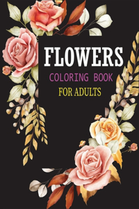 Flowers Coloring Book for Adults