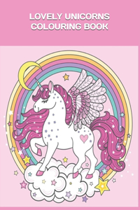 Lovely Unicorns Colouring Book