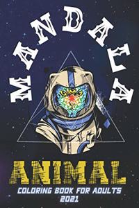 Animal Mandala Coloring Book for Adults 2021