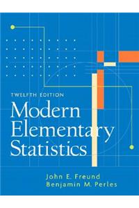 Modern Elementary Statistics