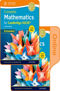 Complete Mathematics for Cambridge Igcserg Online & Print Student Book Pack (Extended)