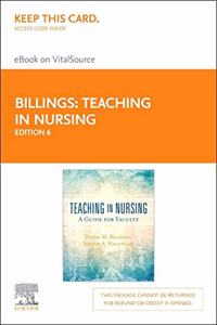 Teaching in Nursing Elsevier eBook on Vitalsource (Retail Access Card)