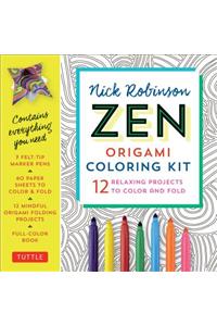 Zen Origami Coloring Kit