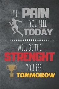 The Pain You Feel Today Will Be The Strenght You Feel Tomorrow