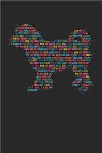 Cavachon Notebook 'Word Cloud' - Gift for Cavachon Lovers - Cavachon Journal