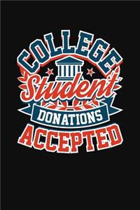 College Student Donations Accepted