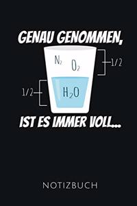 Genau Genommen, Ist Es Immer Voll Notizbuch