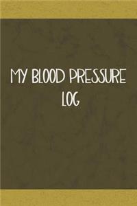 My Blood Pressure Log