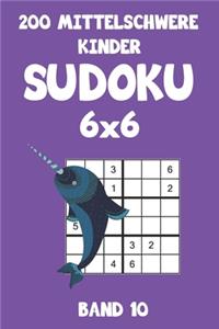 200 Mittelschwere Kinder Sudoku 6x6 Band 10