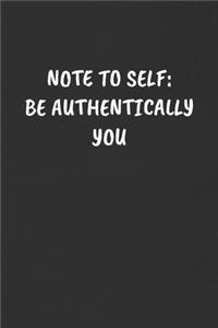 Note to Self