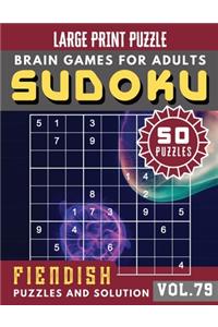 Fiendish Sudoku Large Print