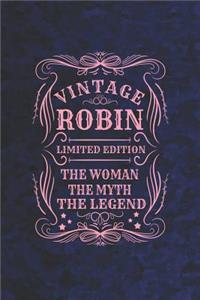 Vintage Robin Limited Edition the Woman the Myth the Legend