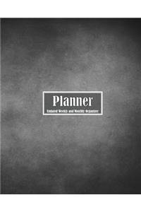 Planner Undated Weekly and Monthly Organizer