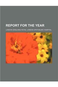 Report for the Year