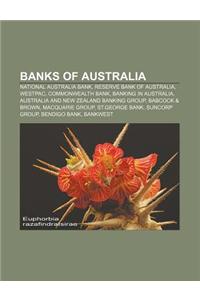 Banks of Australia: National Australia Bank, Reserve Bank of Australia, Westpac, Commonwealth Bank, Banking in Australia