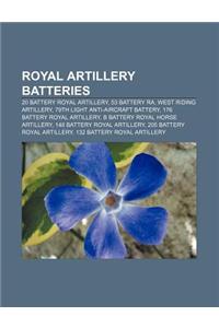 Royal Artillery Batteries