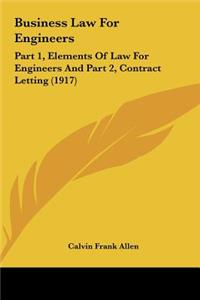 Business Law for Engineers