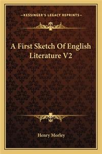 A First Sketch Of English Literature V2