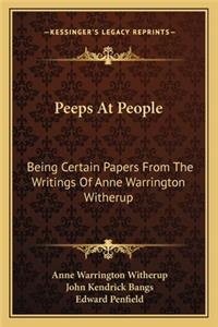 Peeps at People