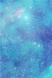 Painted Galaxy Composition Notebook - Small Ruled Notebook - 6x9 Lined Notebook (Softcover Journal / Notebook / Diary)