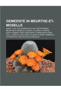Gemeente in Meurthe-Et-Moselle