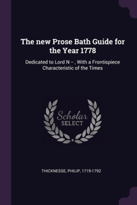 new Prose Bath Guide for the Year 1778