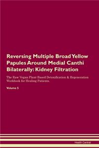 Reversing Multiple Broad Yellow Papules Around Medial Canthi Bilaterally: Kidney Filtration The Raw Vegan Plant-Based Detoxification & Regeneration Workbook for Healing Patients. Volume 5
