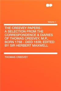 The Creevey Papers