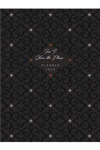 2020 16 Month Weekly Planner: For I Know the Plans (Faux Ziparound)