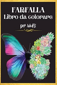 Farfalla Libro da Colorare per Adulti