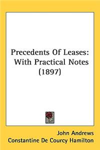 Precedents Of Leases