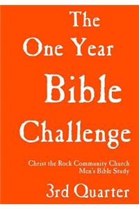 One Year Bible Challenge, 3rd Quarter