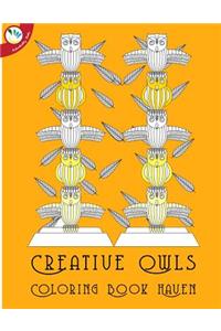 Creative Owls Coloring Book Haven
