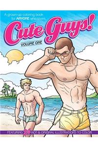 Cute Guys! Coloring Book-Volume One