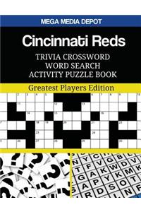 Cincinnati Reds Trivia Crossword Word Search Activity Puzzle Book