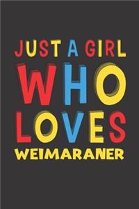 Just A Girl Who Loves Weimaraner