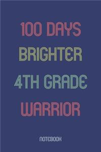 100 Days Brighter 4th Grade Warrior
