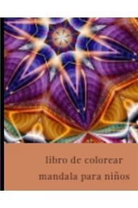 libro de colorear mandala para niños