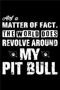 The World Does Revolve Around My Pit bull