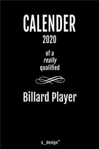 Calendar 2020 for Billard Players / Billard Player