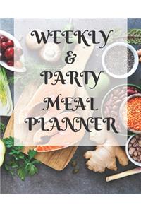 Weekly Meal & Party Planner