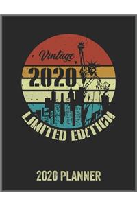 Vintage 2020 Limited Edition 2020 Planner