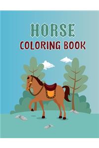 Horse coloring book
