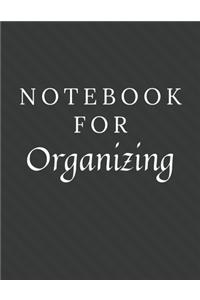 Notebook For Organizing