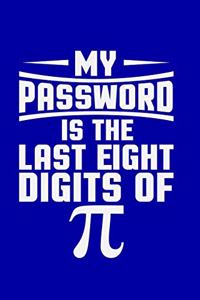 My Password Is The Last Eight Digits Of Pi