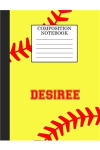 Desiree Composition Notebook