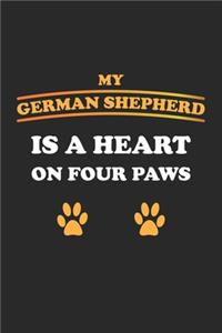 My German Shepherd is a heart on four paws