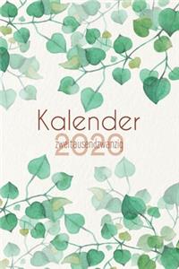 Kalender 2020 zweitausendzwanzig