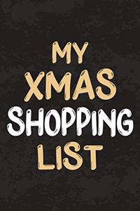 My Xmas Shopping List